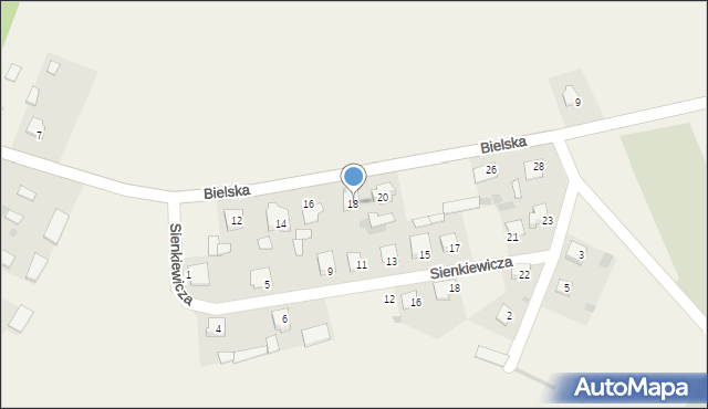 Grodzisk, Bielska, 18, mapa Grodzisk