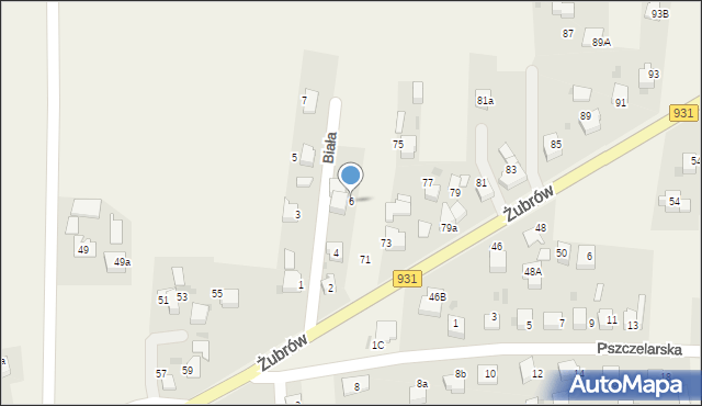Jankowice, Biała, 6, mapa Jankowice
