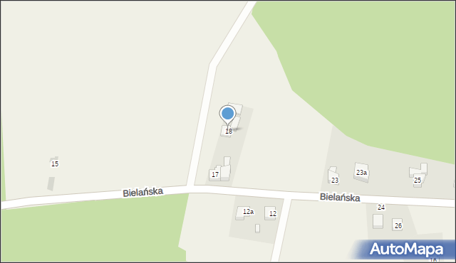 Jawiszowice, Bielańska, 18, mapa Jawiszowice