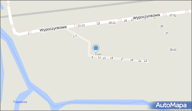 Kalisz, Biwakowa, 8, mapa Kalisza