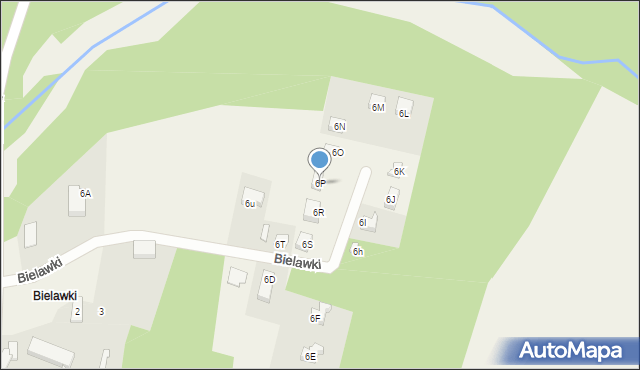 Kistowo, Bielawki, 6P, mapa Kistowo