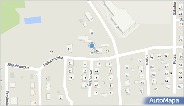 Kleczew, Białobrodzka, 30, mapa Kleczew