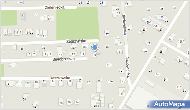 Kobyłka, Białobrzeska, 19, mapa Kobyłka