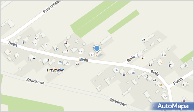 Libidza, Biała, 23, mapa Libidza