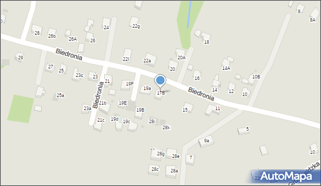 Limanowa, Biedronia Jana, 17B, mapa Limanowa
