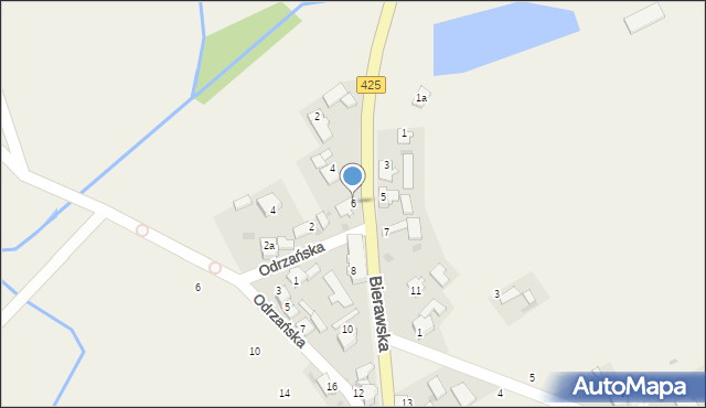 Lubieszów, Bierawska, 6, mapa Lubieszów