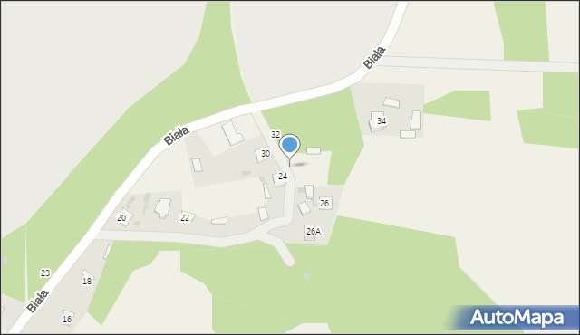 Mielnik, Biała, 28, mapa Mielnik