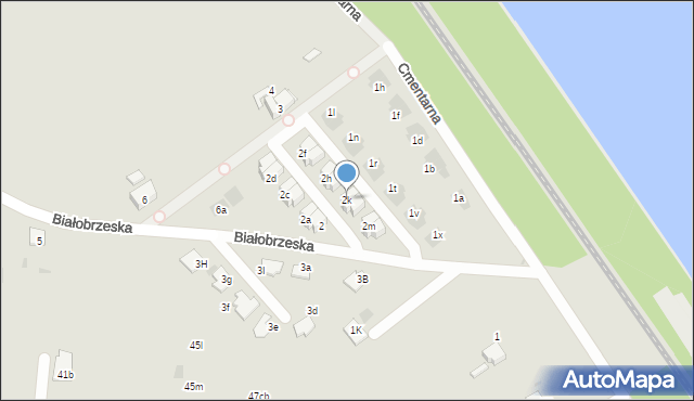 Mysłowice, Białobrzeska, 2k, mapa Mysłowice