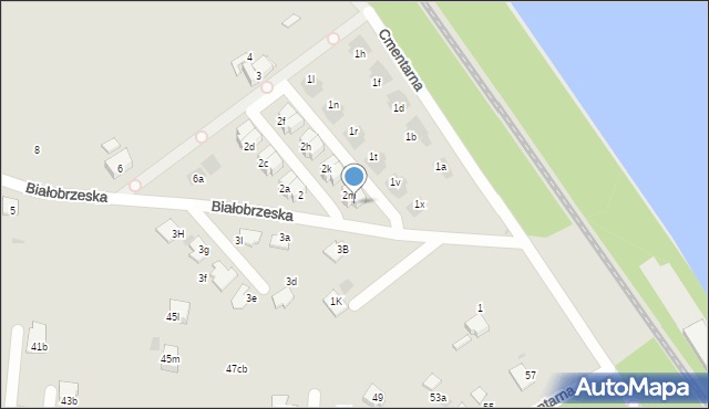 Mysłowice, Białobrzeska, 2n, mapa Mysłowice