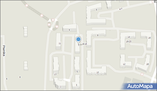 Olsztyn, Bilitewskiego Roberta, ks., 7, mapa Olsztyna