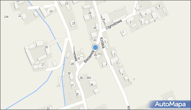 Ostroszowice, Bielawska, 41, mapa Ostroszowice