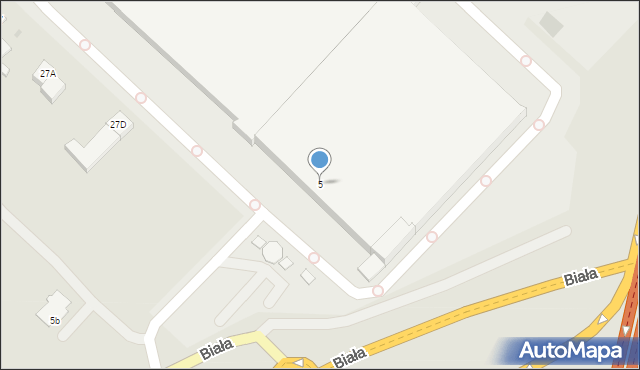Rawa Mazowiecka, Biała, 5, mapa Rawa Mazowiecka