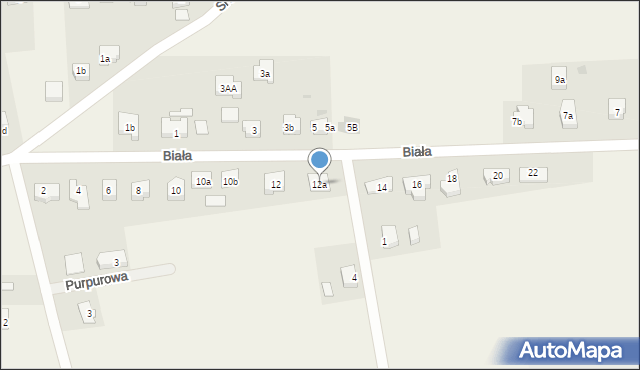 Ruszowice, Biała, 12a, mapa Ruszowice