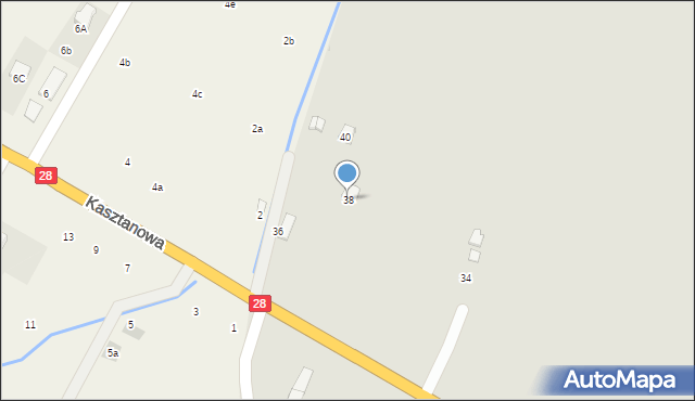 Rymanów, Bieleckiego, dr., 38, mapa Rymanów