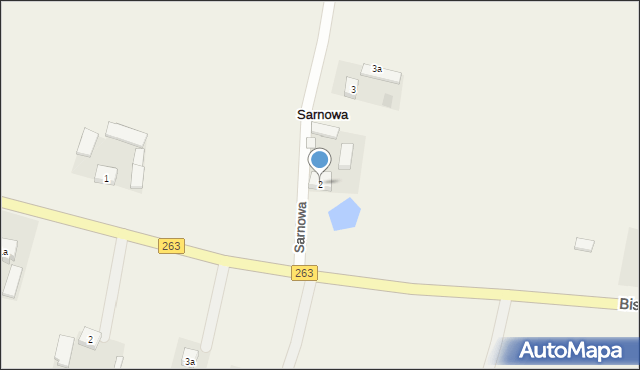 Sarnowa, Biskupie Sarnowskie, 2, mapa Sarnowa