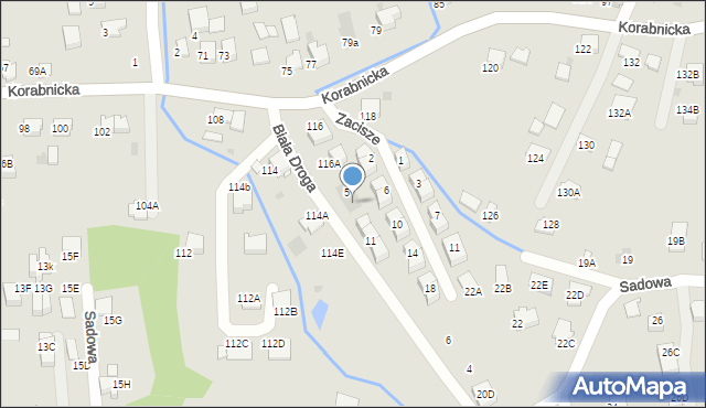 Skawina, Biała Droga, 7, mapa Skawina