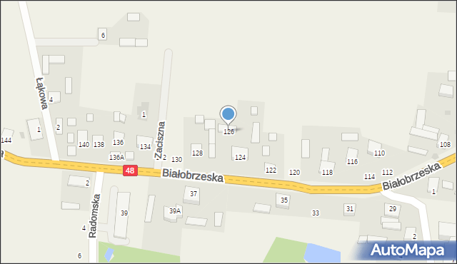 Stromiec, Białobrzeska, 126, mapa Stromiec