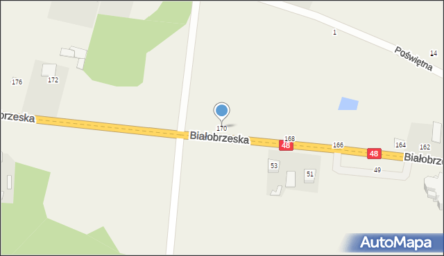 Stromiec, Białobrzeska, 170, mapa Stromiec