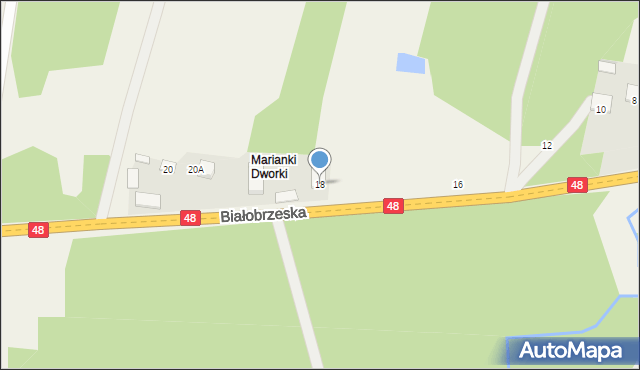 Stromiec, Białobrzeska, 18, mapa Stromiec