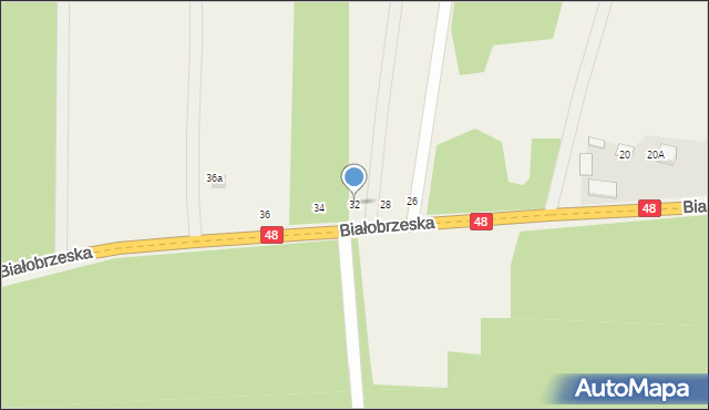 Stromiec, Białobrzeska, 32, mapa Stromiec