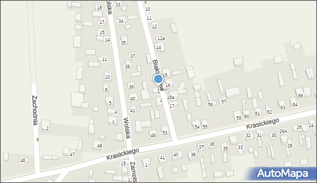 Sulmierzyce, Białodrzew, 2, mapa Sulmierzyce