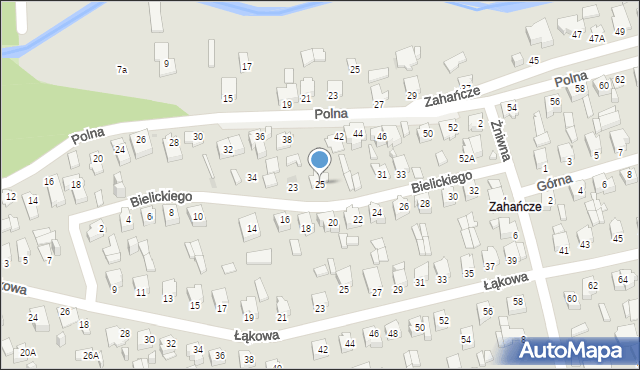 Suwałki, Bielickiego Stanisława, kpt., 25, mapa Suwałk