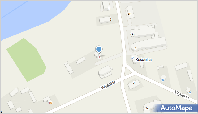 Turośń Kościelna, Białostocka, 1, mapa Turośń Kościelna