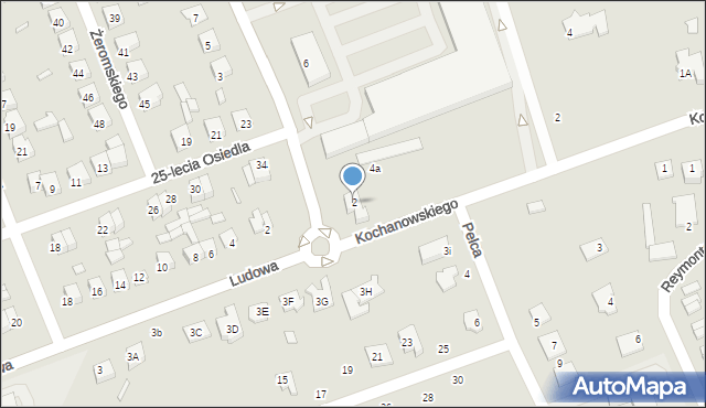 Wysokie Mazowieckie, Białostocka, 2, mapa Wysokie Mazowieckie
