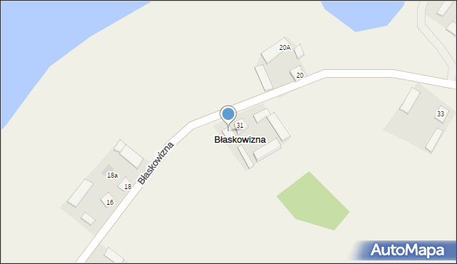 Błaskowizna, Błaskowizna, 31a, mapa Błaskowizna