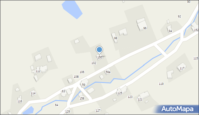 Błażejów, Błażejów, 100, mapa Błażejów