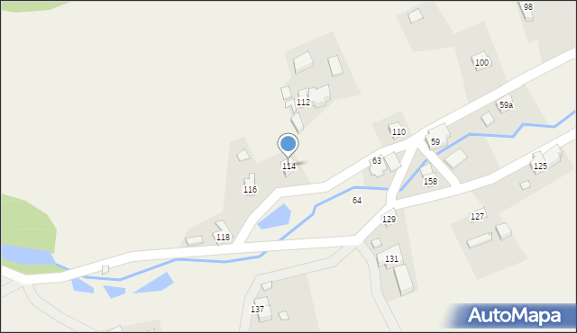 Błażejów, Błażejów, 114, mapa Błażejów