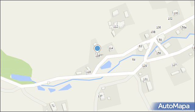 Błażejów, Błażejów, 116, mapa Błażejów