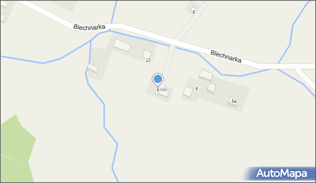 Blechnarka, Blechnarka, 7, mapa Blechnarka