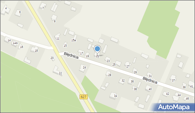 Błędnica, Błędnica, 21, mapa Błędnica