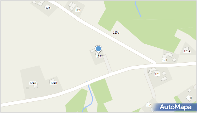 Błędowa Tyczyńska, Błędowa Tyczyńska, 124, mapa Błędowa Tyczyńska