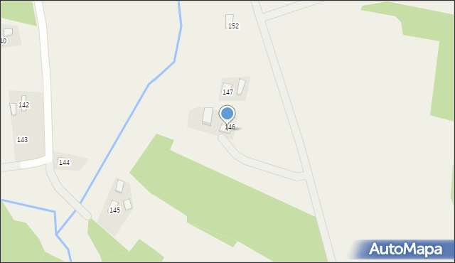 Błędowa Zgłobieńska, Błędowa Zgłobieńska, 145, mapa Błędowa Zgłobieńska