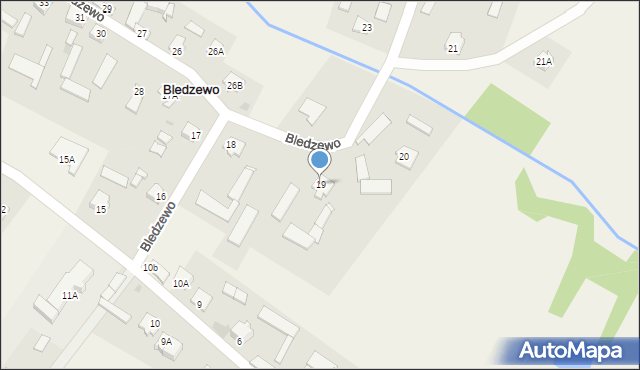 Bledzewo, Bledzewo, 19, mapa Bledzewo