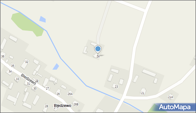 Bledzewo, Bledzewo, 24, mapa Bledzewo