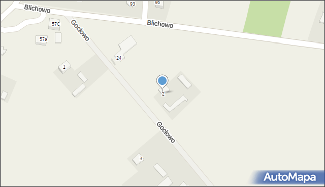 Blichowo, Blichowo, 2, mapa Blichowo