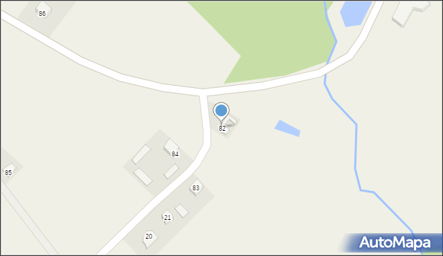 Blichowo, Blichowo, 82, mapa Blichowo