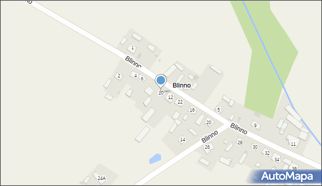 Blinno, Blinno, 10, mapa Blinno