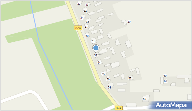 Bliskowice, Bliskowice, 53, mapa Bliskowice