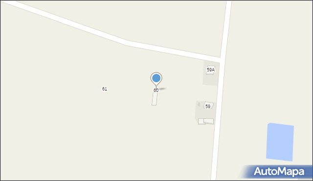 Blizanów Drugi, Blizanów Drugi, 60, mapa Blizanów Drugi