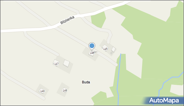 Blizianka, Blizianka, 146, mapa Blizianka