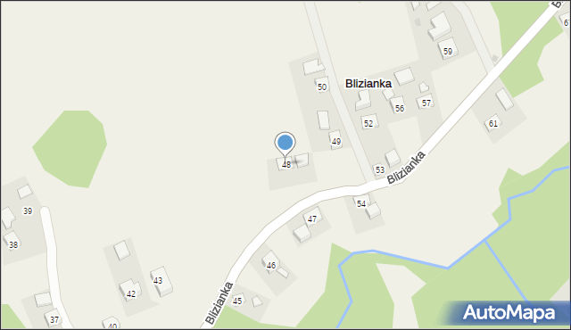 Blizianka, Blizianka, 48, mapa Blizianka