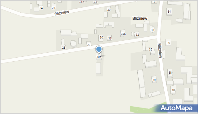 Bliźniew, Bliźniew, 30a, mapa Bliźniew