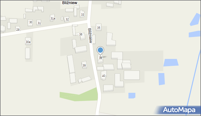 Bliźniew, Bliźniew, 38, mapa Bliźniew