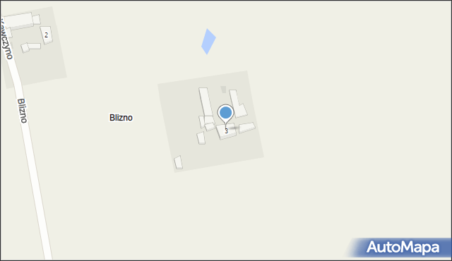 Blizno, Blizno, 3, mapa Blizno