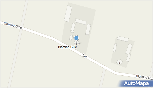 Błomino-Gule, Błomino-Gule, 5, mapa Błomino-Gule