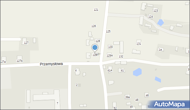 Błonie, Błonie, 129, mapa Błonie